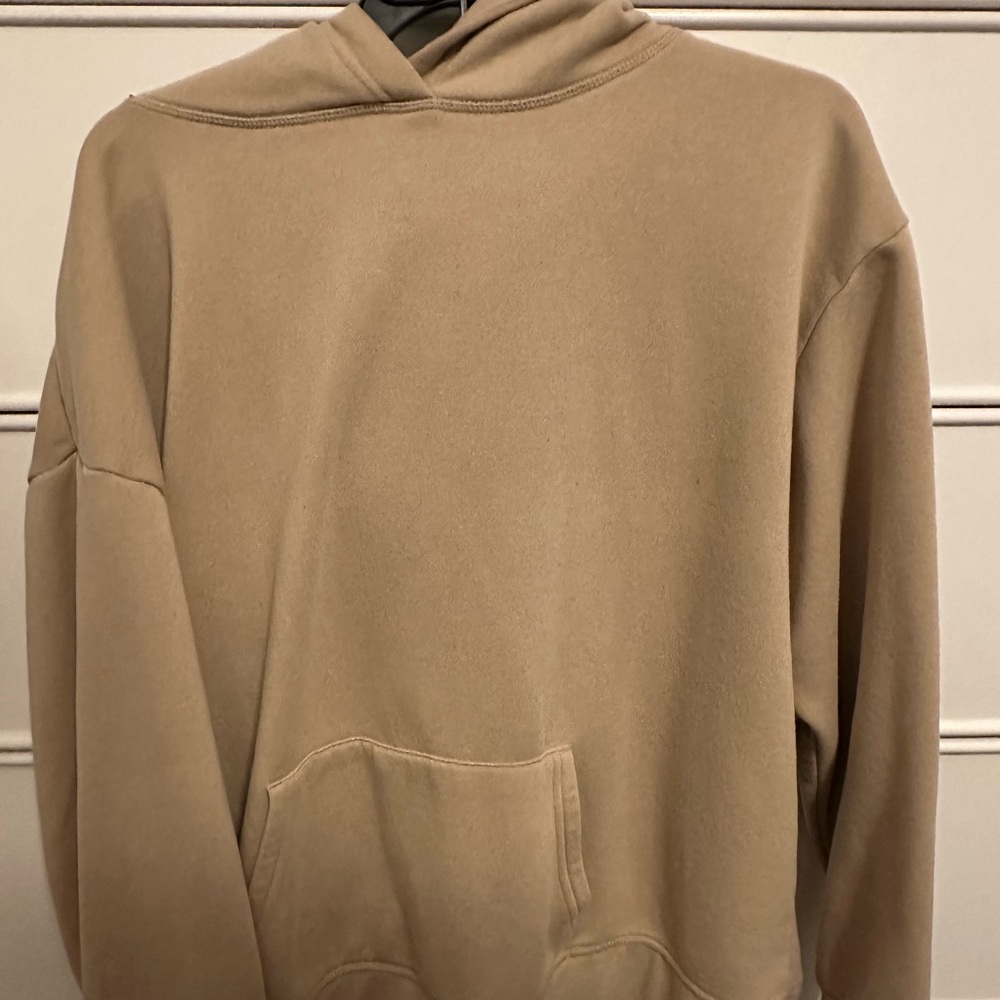 Tan Hoodie with Front Pocket